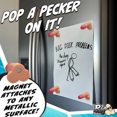 (image for) Magnetic Snap-On Peckers - 4 pk