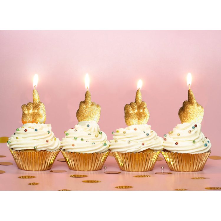 (image for) Happy Fucking Birthday Candle 4pc Set