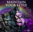 (image for) Raven Plum Bondage Pony Keychain - Purple