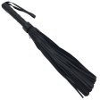 (image for) Leather Flogger - Black with Black