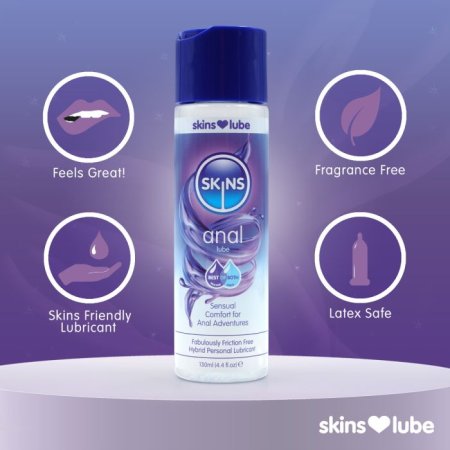 (image for) Skins Anal Hybrid Silicone/Water 4.4oz