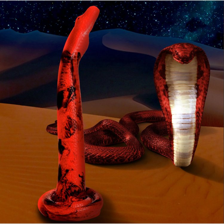 (image for) King Cobra - X-Large 18\" Silicone Dong