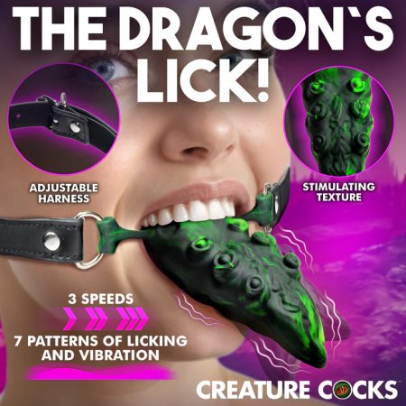 (image for) Silicone Tentacle Tongue - Green