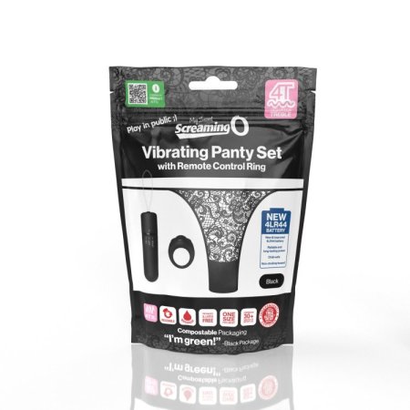 (image for) My Secret Screaming O 4T Panty Vibe - Black