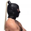 (image for) Ponytail Bondage Hood w 20" Blonde