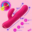 (image for) Flexible Ribbed Silicone Rabbit Vibrator
