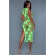 (image for) All Night Long Dress - Neon Green