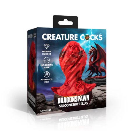 (image for) Dragonspawn Silicone Butt Plug - Large
