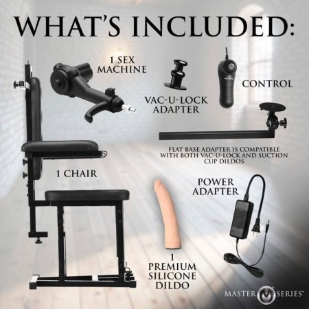 (image for) Enforcer Chair with Sex Machine