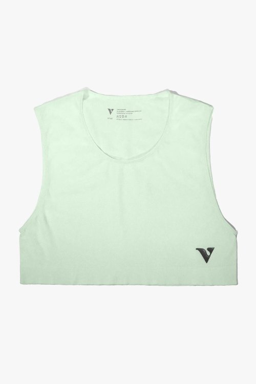 (image for) Unisex Small - Mini Crop Top Sheer - Mint