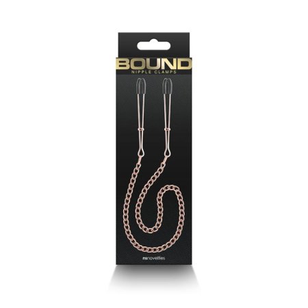(image for) Bound Nipple Clamps - DC3 - Rose Gold