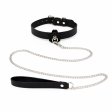 (image for) HEAT TEASE - FLOWER COLLAR - BLACK/PINK
