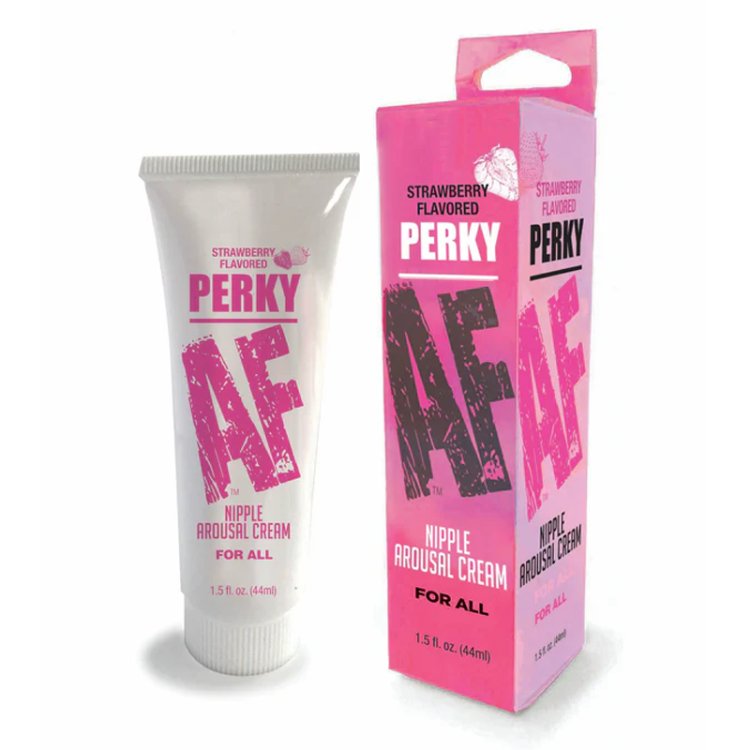 (image for) PERKY AF, NIPPLE AROUSAL CREAM, STRAWBERRY 1.5OZ