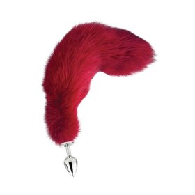 Foxtail Plug - Medium - CHERRY RED
