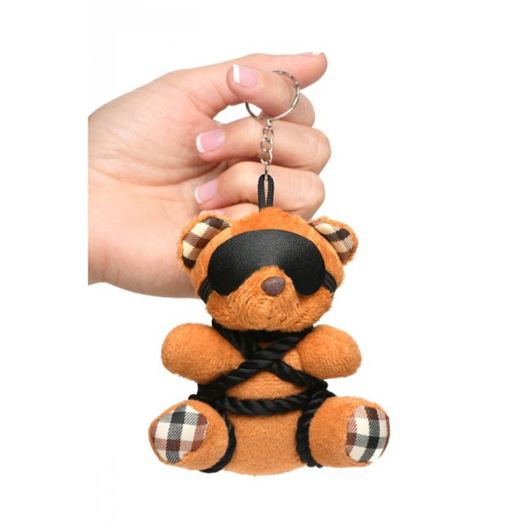 (image for) Rope Bondage Teddy Bear Keychain