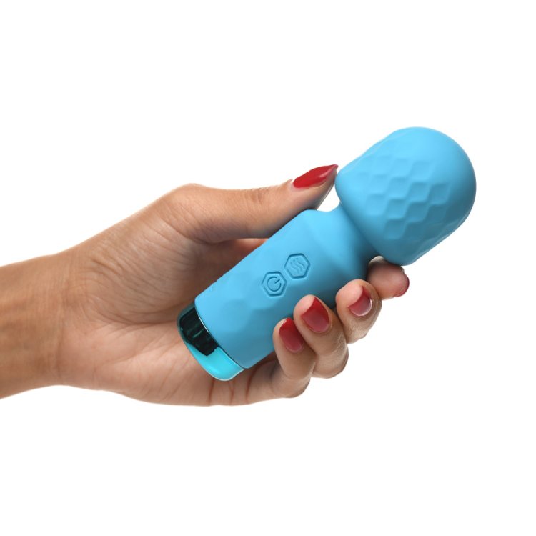 (image for) 10X Mini Silicone Wand - Blue