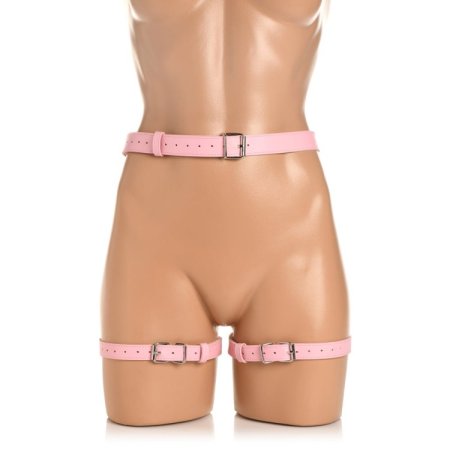 (image for) Bondage Harness W/ Bows - XL/2XL - Pink