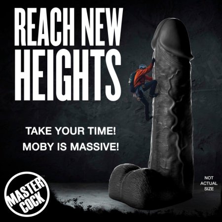 (image for) Moby 2 Foot Tall Super Dildo - Black