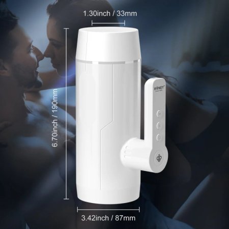 (image for) TESTER - Blanche - Thrusting Auto Blowjob Toy