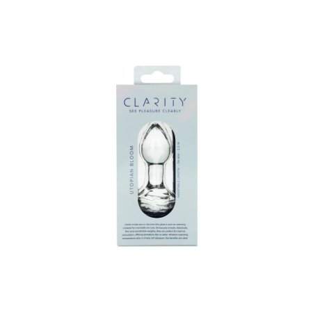 (image for) Clarity - Glass Dildo - Utopian Bloom