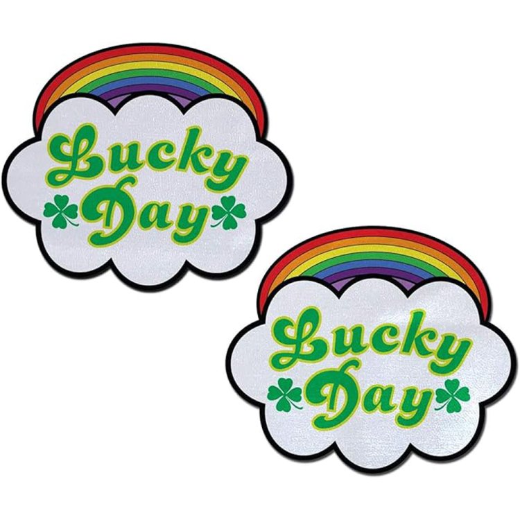(image for) Rainbow \'Lucky Day\' Cloud Pasties