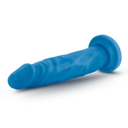 (image for) Neo - 7.5 Inch Dual Density Cock - Neon Blue