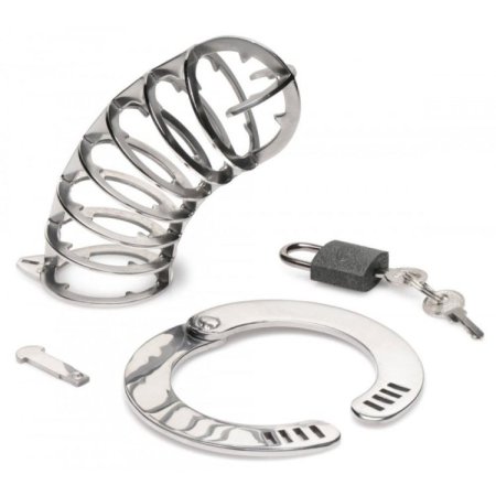 (image for) Stainless Spiked Chastity Cage *bulk pkg