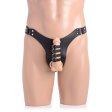 (image for) Male Chastity Harness Silicone Anal Plug