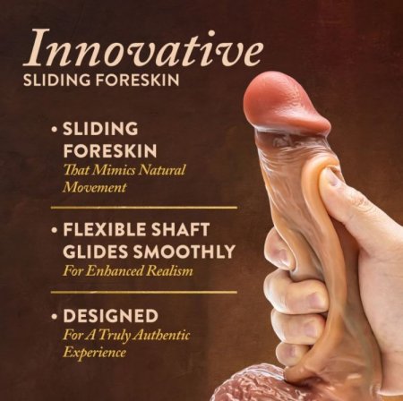 (image for) Renaissance Raphael 9.5" Sliding Dildo