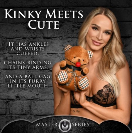 (image for) Gagged Bondage Teddy Bear Plush