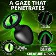 (image for) Creature Eye Green Eye Silicone Butt Plug - Small