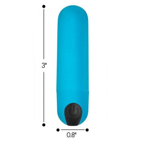 (image for) 21X Vibrating Bullet w/ R/C - Blue