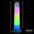 (image for) Lollicock 7" GID Rainbow Silicone Dildo*