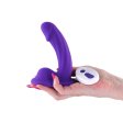 (image for) Colours - Curve - Vibrating w/ remote - 5" Dildo - Purple