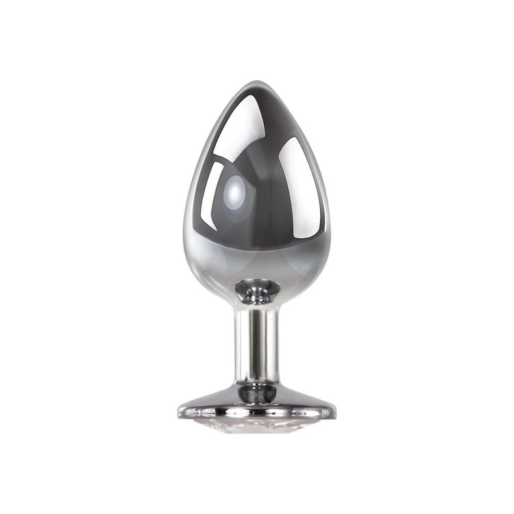 (image for) Adam & Eve Clear Gem Anal Plug Large