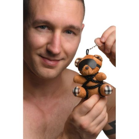 (image for) Rope Bondage Teddy Bear Keychain