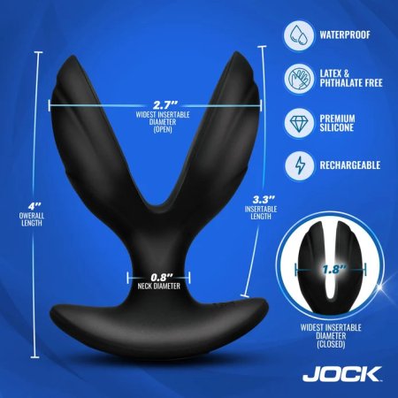 (image for) Power Pulse E-Stim Anchor Anal Plug w/ remote