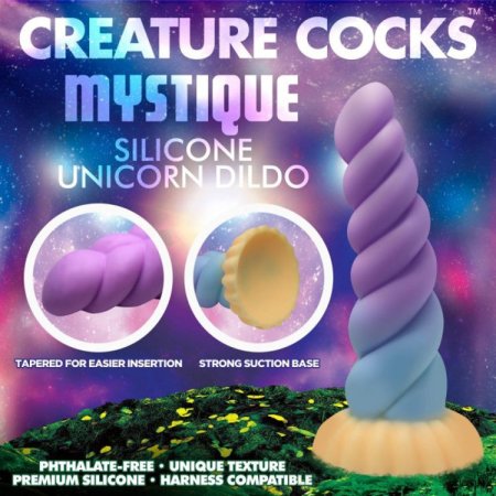 (image for) Mystique Silicone Unicorn Dildo