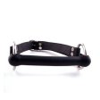 (image for) Leather Rubber O-Ring Rod Gag Black