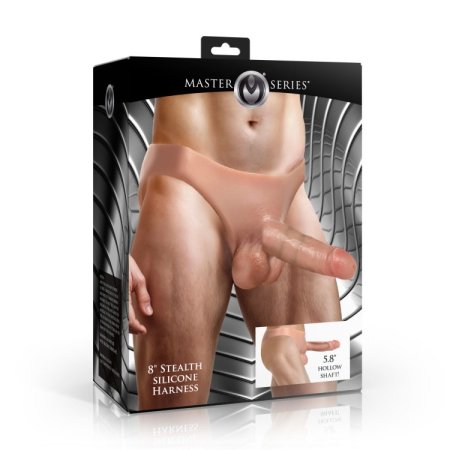 (image for) 8" Stealth Silicone Strap-On