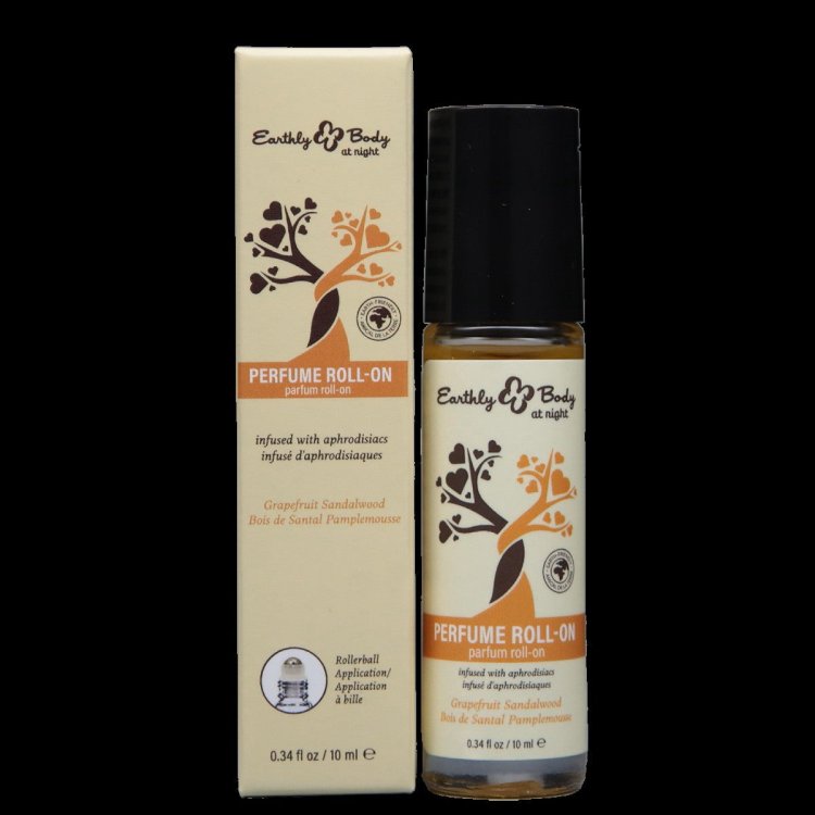 (image for) At Night Roll-on Perfume Aphrodisiac Grapefruit Sandalwood 0.34oz / 10ml