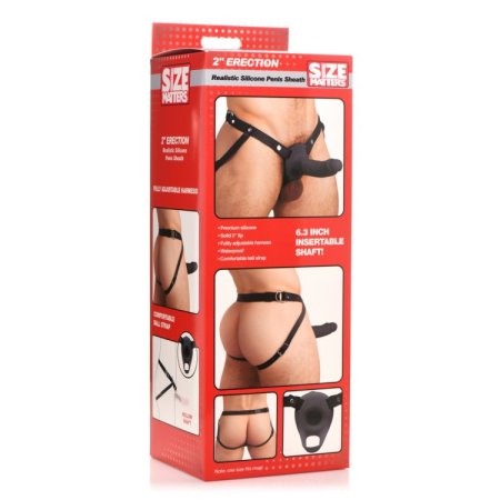 (image for) 2" Erection Realistic Sheath - Black