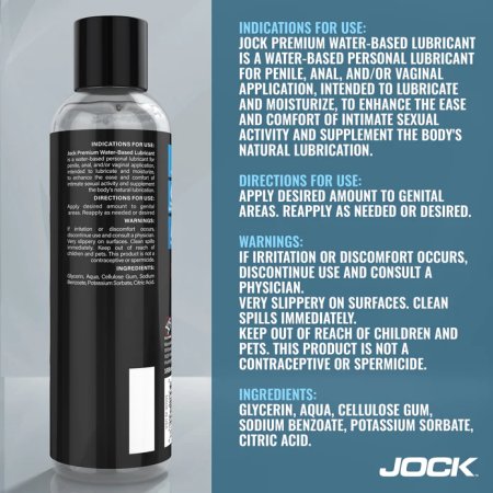 (image for) JOCK Premium Water-Based Lubricant 8oz