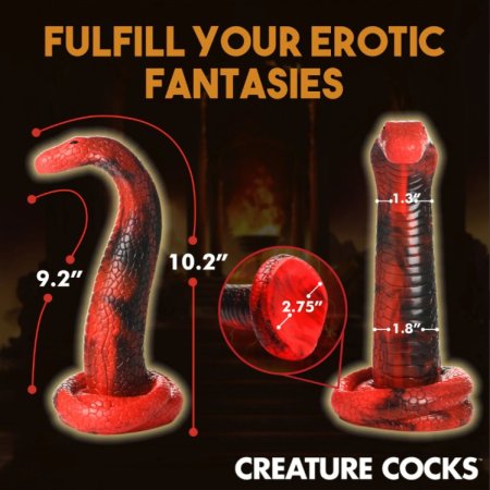 (image for) King Cobra Silicone Dildo *