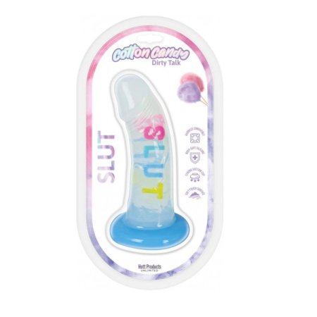 (image for) Cotton Candy - Dirty Talk SLUT Dildo