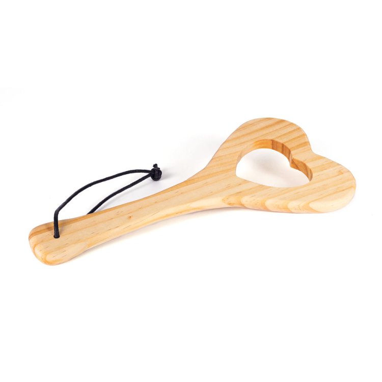 (image for) Wood Paddle Heart Shape