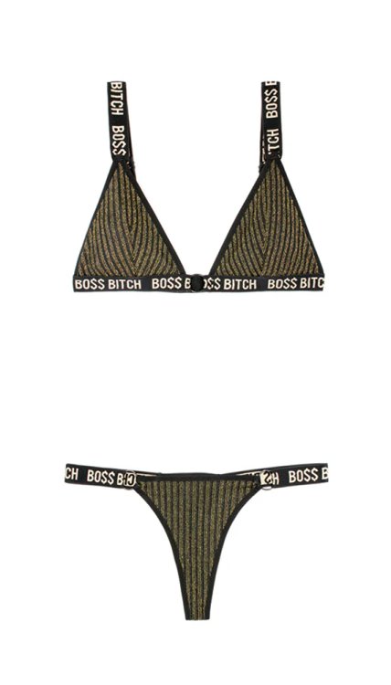 (image for) BOSS Bitch Bralette & Thong Panty Set