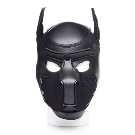(image for) Spike Neoprene Puppy Hood - Black