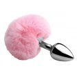 (image for) Fluffy Bunny Anal Tail Plug - Pink