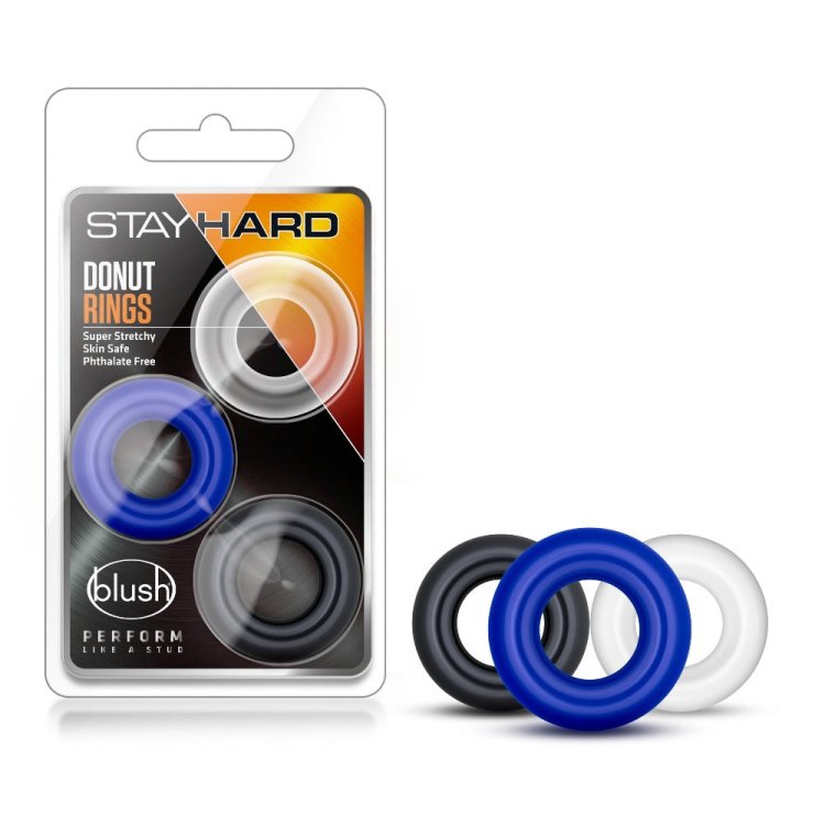 (image for) Stay Hard Donut C Ring- Tricolor